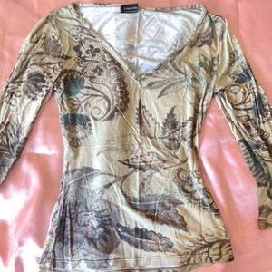 Zara western y2k top